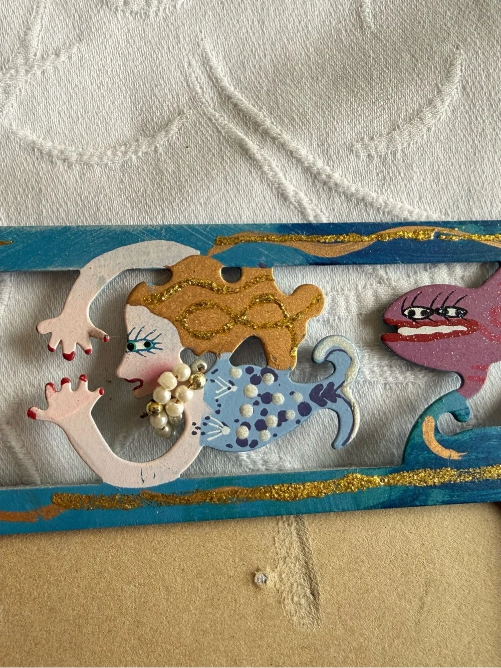 Karen Rossi Fanciful Flights Under The Sea Mermaid Metal Picture Frame